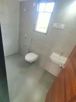 Bathroom in 3 BHK Apartment at Majestique Rhythm County Phase 2, Handewadi – for Sale