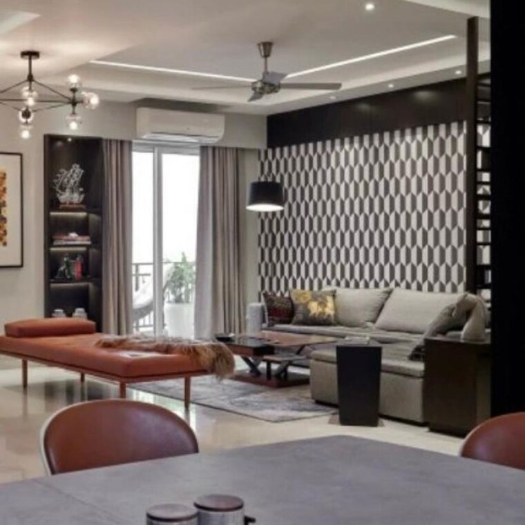 Living Room, shanti niketan 6+ Bedroom 15000 Sq.Ft. Independent House In Shanti Niketan Delhi 9932683