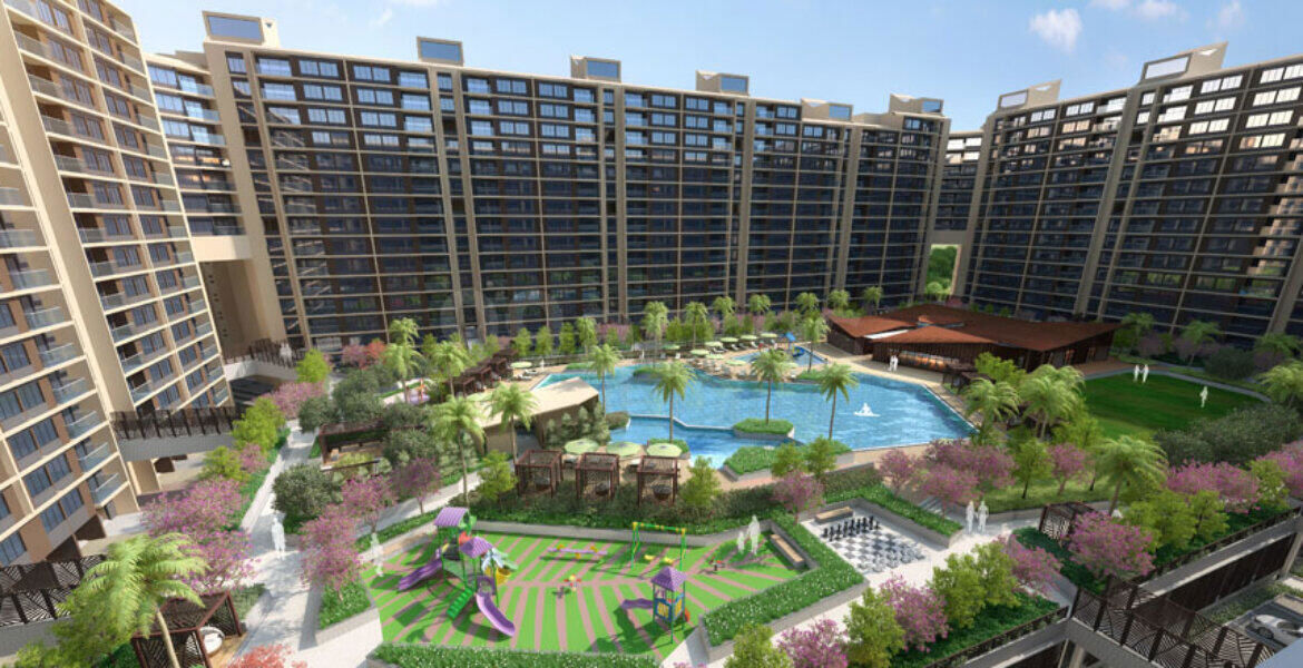 3 BHK 1571 Sq.Ft. Apartment in Kumar Palmspring Towers