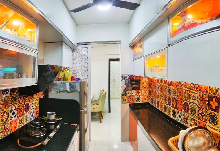 Kitchen, suprabhat-chs 2.5 Bedroom 800 Sq.Ft. Apartment In Chembur Mumbai 9932674