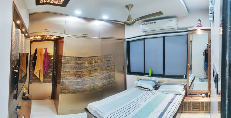 Bedroom, suprabhat-chs 2.5 Bedroom 800 Sq.Ft. Apartment In Chembur Mumbai 9932674