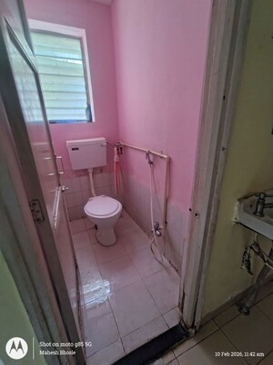 Bathroom in 1 BHK Apartment at Shree Chitrakut CHS, Dahisar East – for Rent