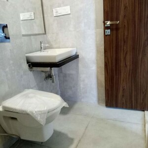 Bathroom in 2 BHK Apartment at Omkar Ananta, Goregaon East – for Rent