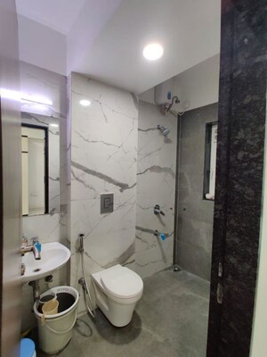 Bathroom in 2 BHK Apartment at Ikebana, Matunga East – for Rent