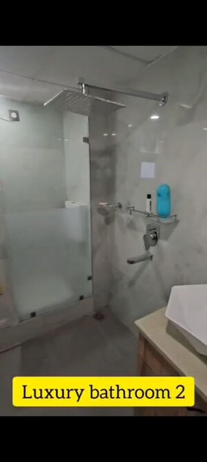 Bathroom in 3 BHK Apartment at Sanchar Nest Palm Heights, Wave City – for Sale