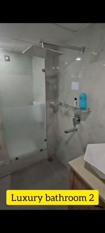 Bathroom in 3 BHK Apartment at Sanchar Nest Palm Heights, Wave City – for Sale