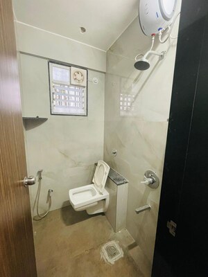 Bathroom in 3 BHK Apartment at Baner – for Rent