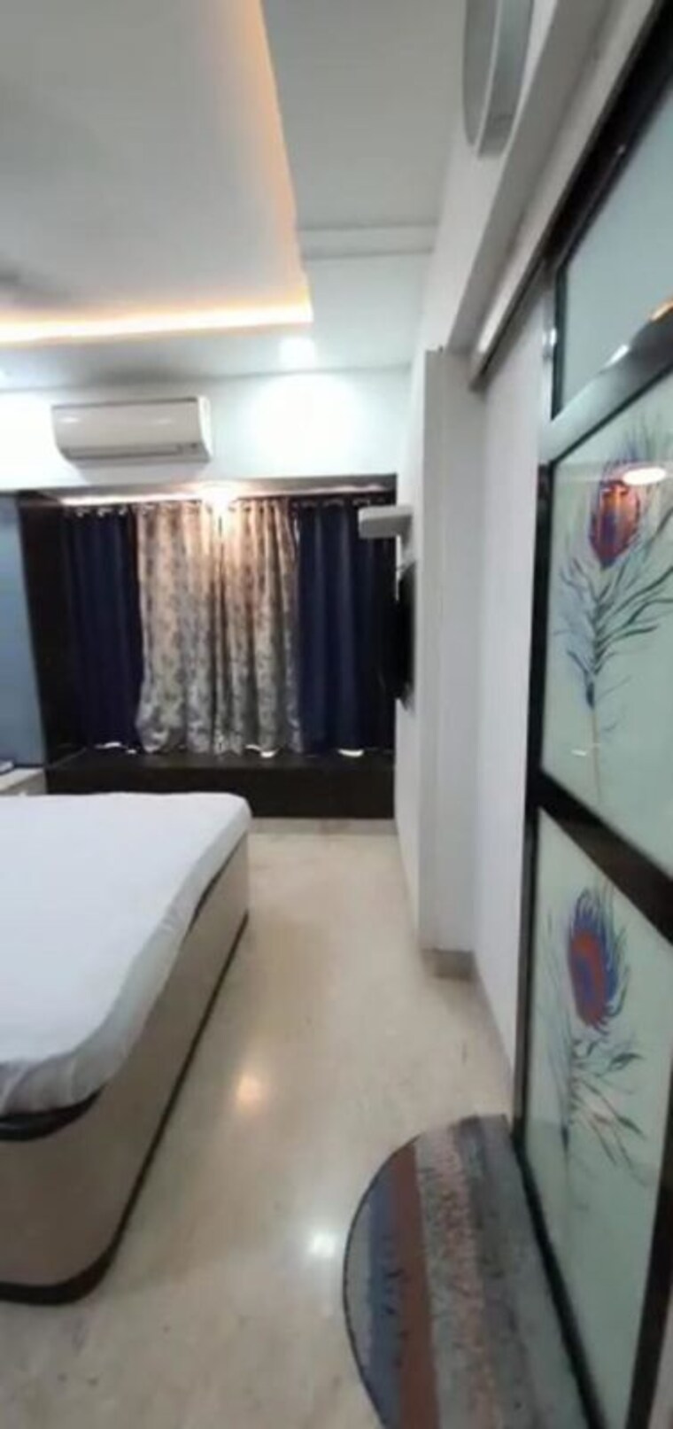 Master Bedroom, kp-krishna-regency 3 Bedroom 1200 Sq.Ft. Apartment In Malad West Mumbai 9932781