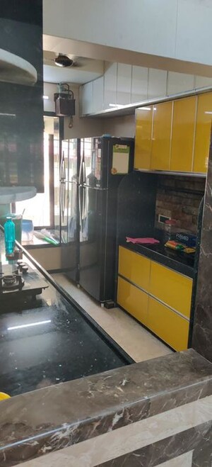 Kitchen in 3 BHK Apartment at KP Krishna Regency, Malad West – for Rent