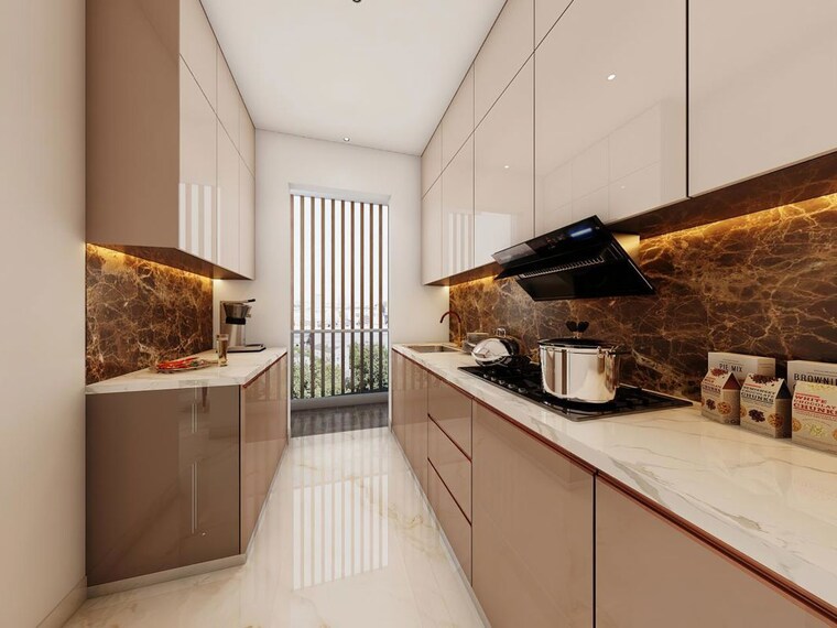 Kitchen, space-paramount-tower 3 Bedroom 1058 Sq.Ft. Apartment In Kondhwa Pune 9932750