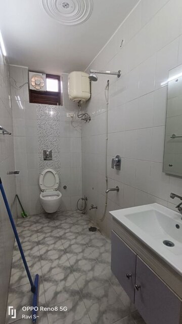 Bathroom in 2 BHK Builder Floor at Ansal Plaza Sector-23, Sector 23 – for Rent