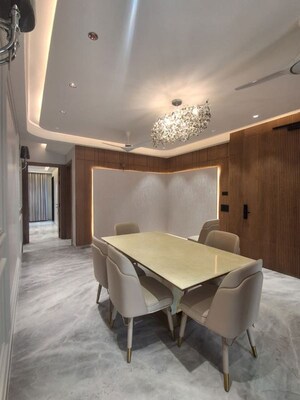 Dining Room in 4 BHK Builder Floor at Nirvana Country – for Sale