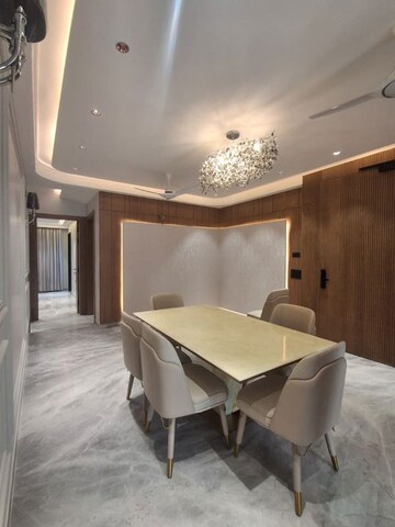 Dining Room in 4 BHK Builder Floor at Nirvana Country – for Sale