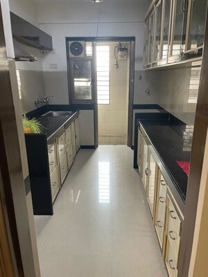 Kitchen in 3 BHK Apartment at Raheja Sherwood, Goregaon East – for Rent