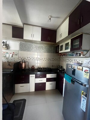 Kitchen in 3 BHK Apartment at Vilas Javdekar Yashwin Royal, Narhe – for Rent