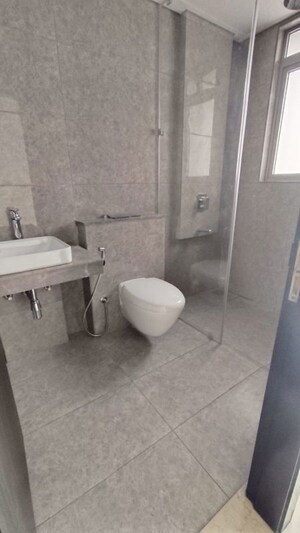 Bathroom in 3 BHK Apartment at Oberoi Sky City, Borivali East – for Rent