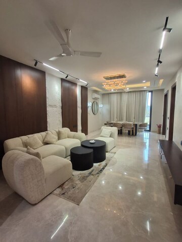 Living Room in 4 BHK Builder Floor at Adani Samsara, Sector 60 – for Sale