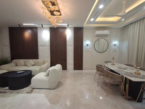 Living Room in 4 BHK Builder Floor at Adani Samsara, Sector 60 – for Sale