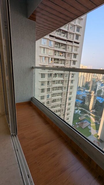 Balcony in 2.5 BHK Apartment at Ekta Tripolis, Goregaon West – for Rent
