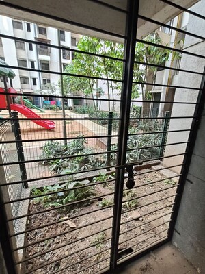 Balcony in 1 BHK Apartment at Lodha Lakeshore Greens, Dombivli East – for Rent