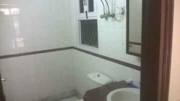 Bathroom in 2 BHK Builder Floor at Greater Kailash I – for Rent