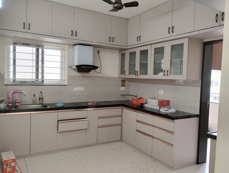 Kitchen, my-home-vihanga 3 Bedroom 1690 Sq.Ft. Apartment In Gachibowli Hyderabad 9932979