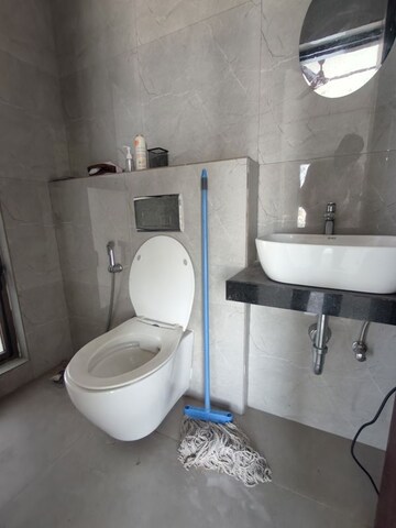 Bathroom in 1 BHK Apartment at Raymond Ten X Habitat, Pokhran Road No Two – for Rent