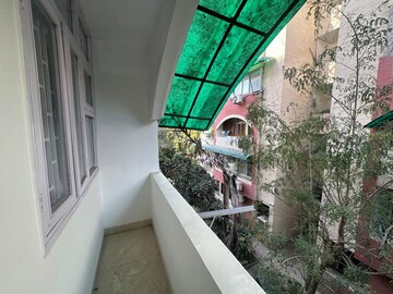 Balcony in 3 BHK Apartment at Sector 4 Dwarka – for Rent