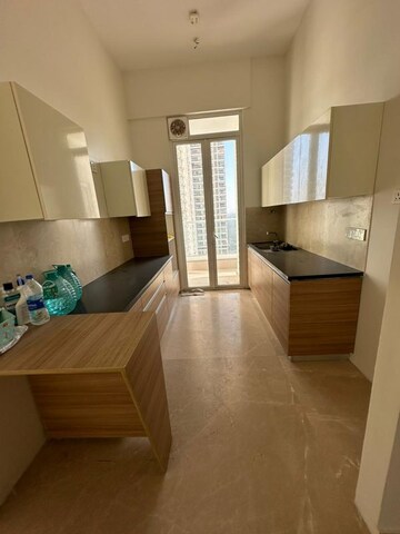 Kitchen in 3.5 BHK Apartment at Omkar Alta Monte, Malad East – for Rent