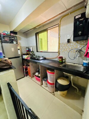 Kitchen in 1.5 BHK Apartment at Muktistar Mannat Garden Complex, Taloja – for Sale