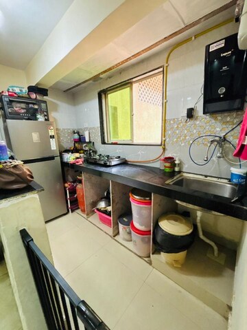 Kitchen in 1.5 BHK Apartment at Muktistar Mannat Garden Complex, Taloja – for Sale