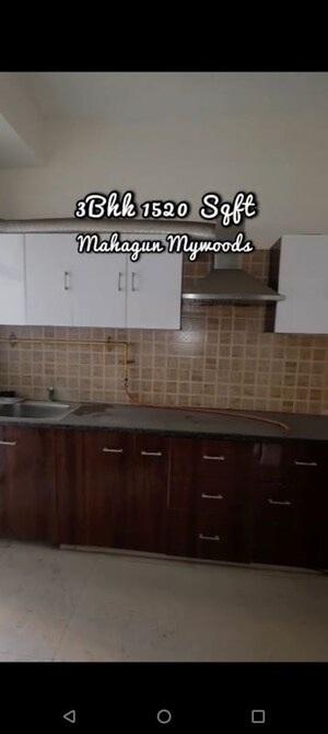 Kitchen in 3 BHK Apartment at Mahagun Mywoods, Sector 16c Greater Noida – for Sale