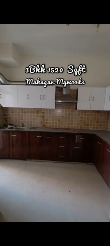 Kitchen in 3 BHK Apartment at Mahagun Mywoods, Sector 16c Greater Noida – for Sale