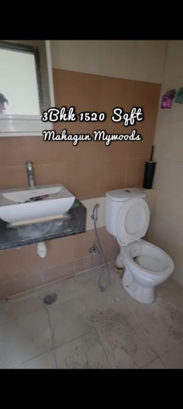 Bathroom in 3 BHK Apartment at Mahagun Mywoods, Sector 16c Greater Noida – for Sale