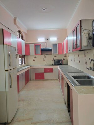 Kitchen in 3 BHK Apartment at Greater Kailash ii – for Rent