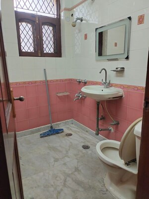 Bathroom in 3 BHK Apartment at Greater Kailash ii – for Rent