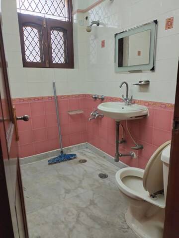 Bathroom in 3 BHK Apartment at Greater Kailash ii – for Rent