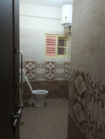 Bathroom in 1 BHK Builder Floor at Koramangala – for Rent
