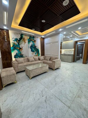 Living Room in 4 BHK Builder Floor at Dwarka Mor – for Sale