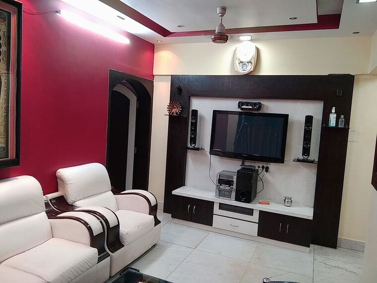 Living Room, mantri-serene 2 Bedroom 900 Sq.Ft. Apartment In Goregaon East Mumbai 9933798