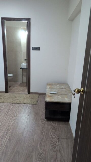 Bathroom in 1 BHK Apartment at Raunak Bliss, Ghodbunder Road – for Rent