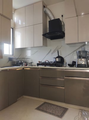 Kitchen in 2 BHK Builder Floor at Geetanjali Enclave – for Rent