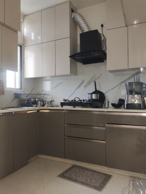 Kitchen in 2 BHK Builder Floor at Geetanjali Enclave – for Rent