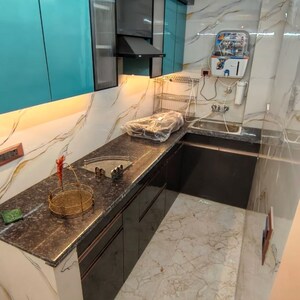 Kitchen in 2 BHK Builder Floor at Malviya Nagar – for Rent