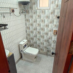 Bathroom in 2 BHK Builder Floor at Malviya Nagar – for Rent