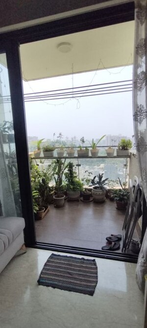 Balcony in 2 BHK Apartment at Shapoorji Pallonji Vicinia, Powai – for Rent