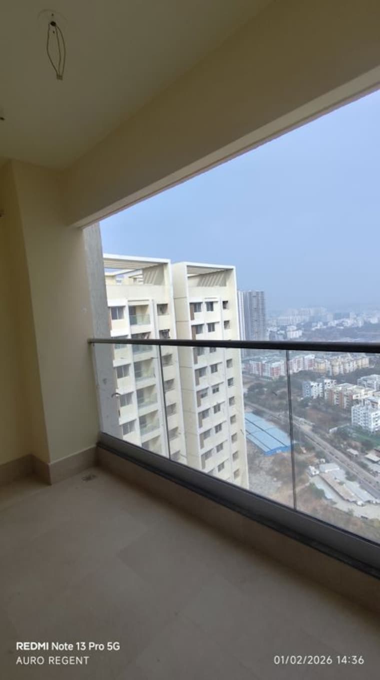 Balcony, aurobindo-kohinoor 3 Bedroom 2188 Sq.Ft. Apartment In Serilingampally Hyderabad 9935077