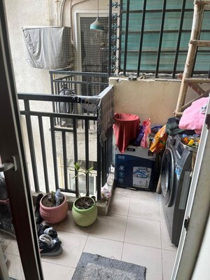 Balcony in Studio Apartment at Galaxy North Avenue, Gaur City 1 – for Sale