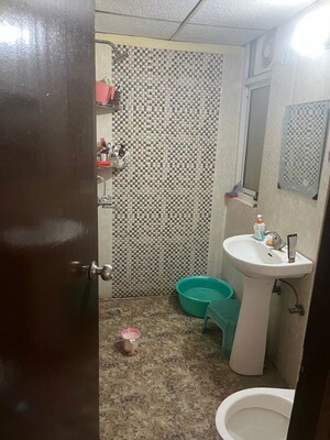Bathroom in Studio Apartment at Galaxy North Avenue, Gaur City 1 – for Sale