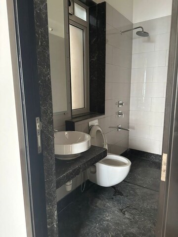 Bathroom in 2 BHK Apartment at Kalpataru Radiance, Goregaon West – for Rent